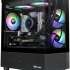Корпус mATX Thermaltake View 170 TG ARGB, Micro-Tower, без БП,  черный [ca-1z4-00m1wn-00]